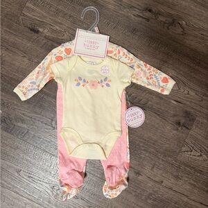Yellow and Pink Baby 3-Piece Set